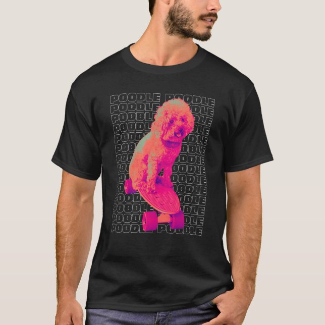 Camiseta Dog  Poodle Women's Poodle Men's (Frente)