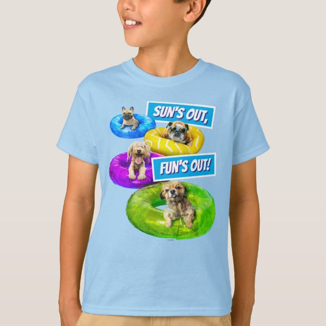 Camiseta Dog Pool Party (Frente)
