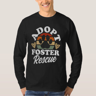 Camiseta Dog Rescue Adote Foster Rescue Animal Rescue Tee
