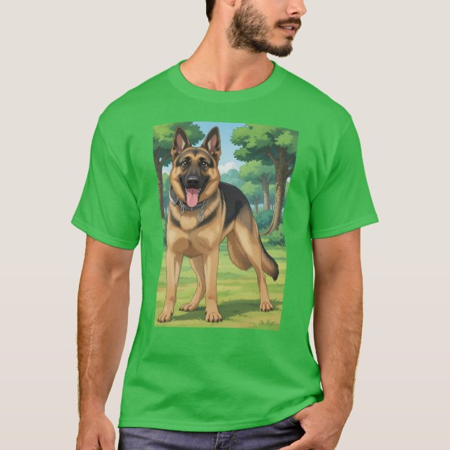 CAMISETA DOG SHEPHERD (Frente)