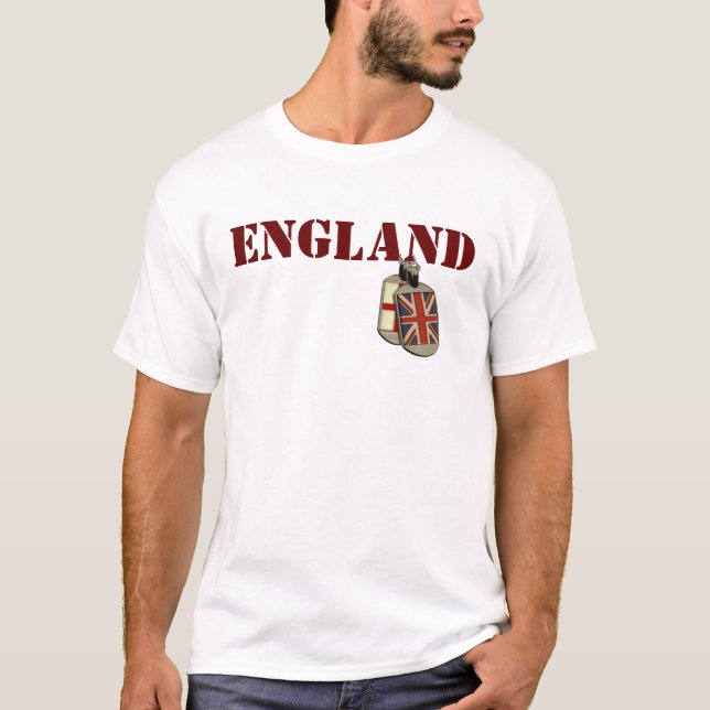Camiseta Dog tags inglês (Frente)