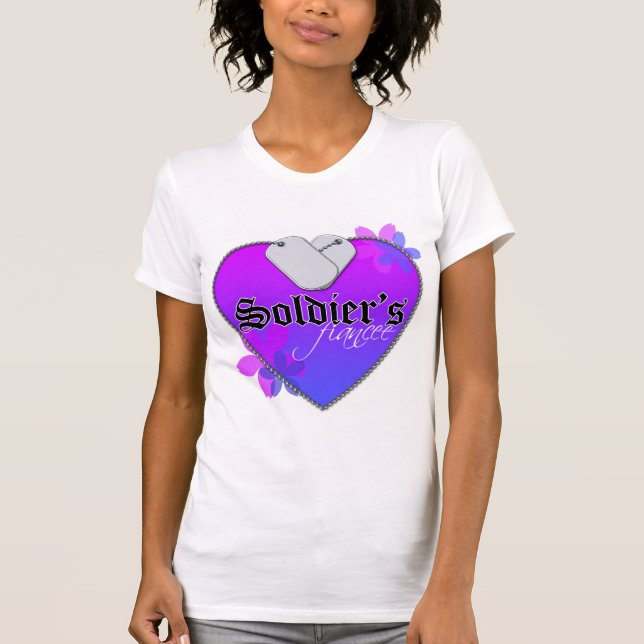 Camiseta Dog tags Militares Formatados pelo Coração do Sold (Frente)