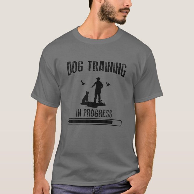 Camiseta Dog Training In Progress Dog Trainer (Frente)