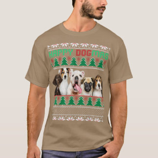 Camiseta dog ugly christmas sweaterdog christmas sweater me