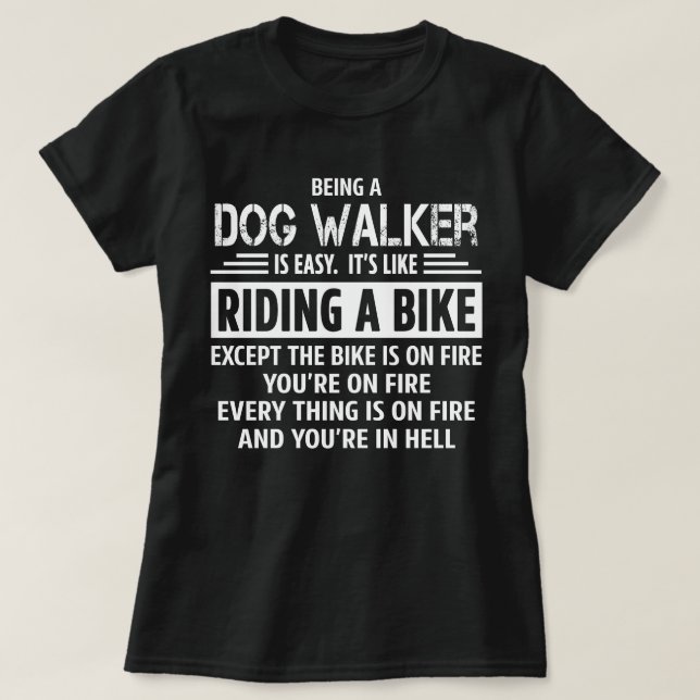 Camiseta Dog Walker (Frente do Design)