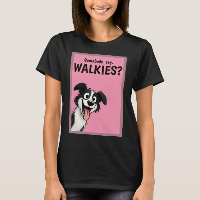 Camiseta Dog Walking  (Frente)