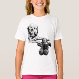 Camiseta Dog with Teddy | Sketch Style Shirt