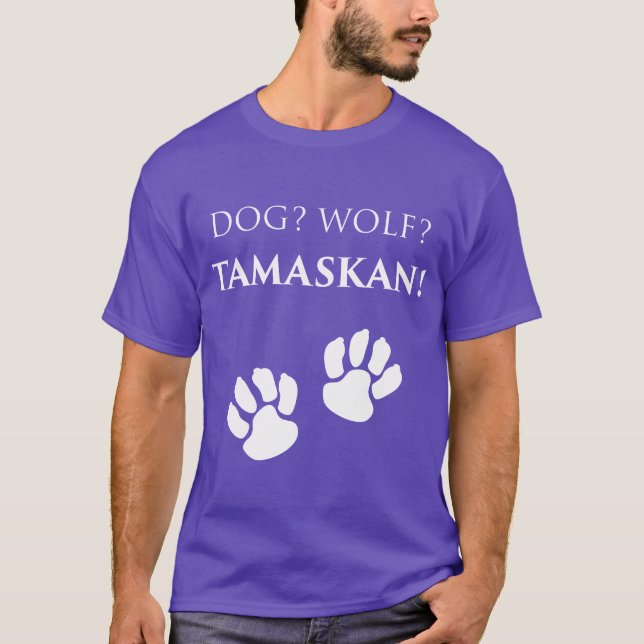 Camiseta Dog Wolfamascan Owner Dog Amantes Dog Paw amigos f (Frente)