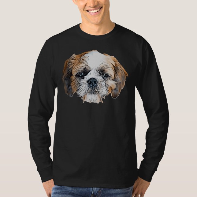 Camiseta Dog Yorkie Shih Tzu Purebred Er Dummy Wrapped (Frente)