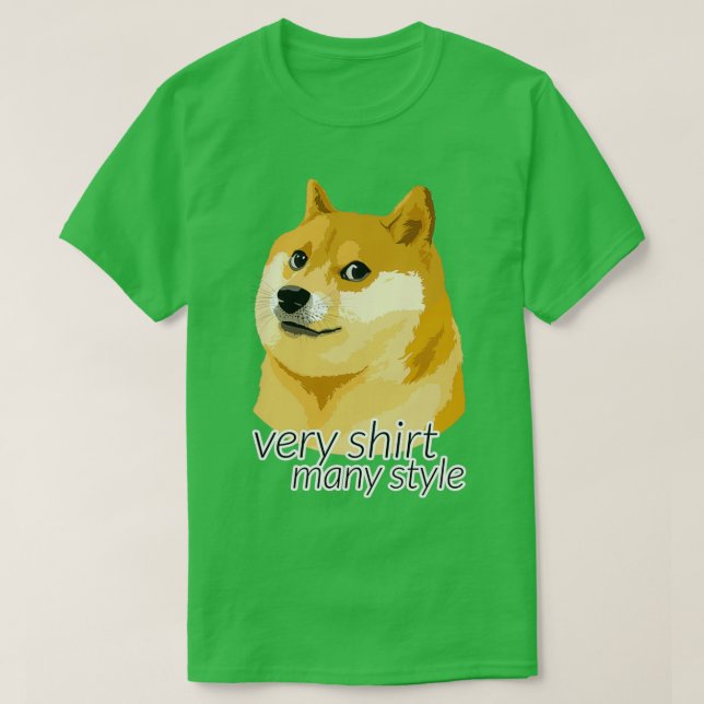 Camiseta DOGE ajustado para cada produto (Frente do Design)