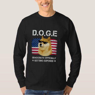 Camiseta DOGE D.O.G.E. Democratas Oficialmente Expostos