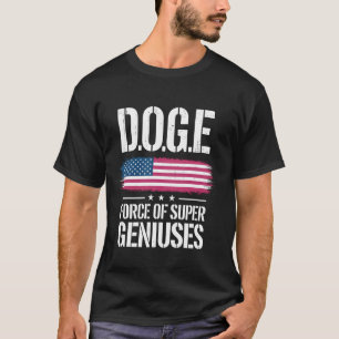 Camiseta DOGE D.O.G.E Força Do Governo De Super Gênios Ef