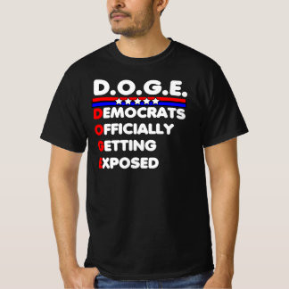 Camiseta DOGE Democratas que Oficialmente Recebem t-shirt e