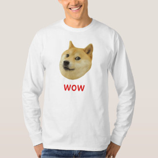 Camiseta Doge muito wow muito cão tal Shiba Shibe Inu
