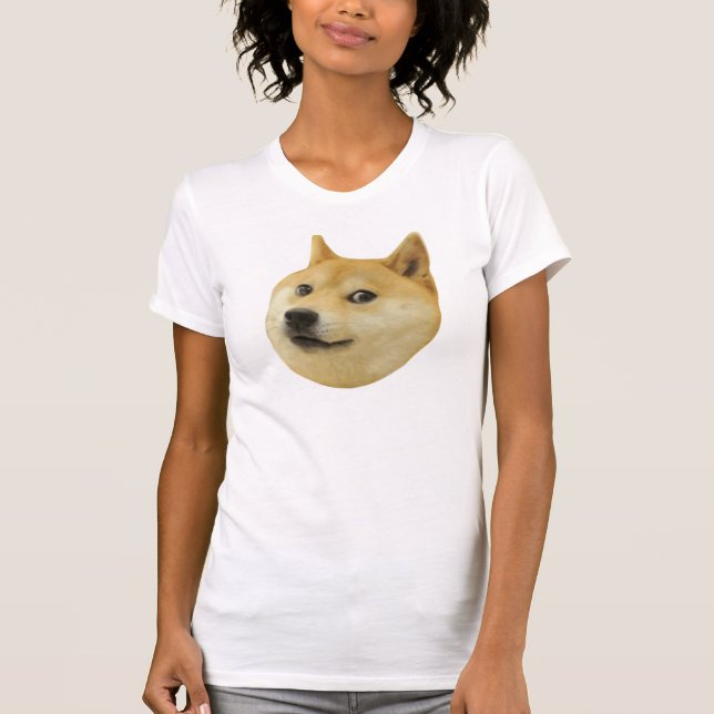 Camiseta Doge muito wow muito cão tal Shiba Shibe Inu (Frente)