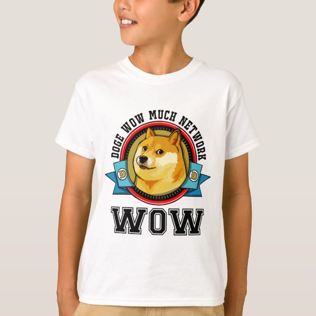 Camiseta Doge wow muita rede wow (Frente)