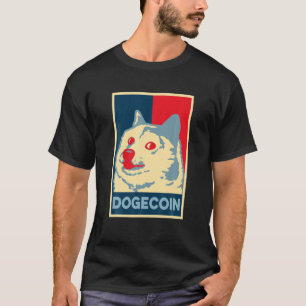 Camiseta Dogecina Cães HODL - Homens com Cripto Memória