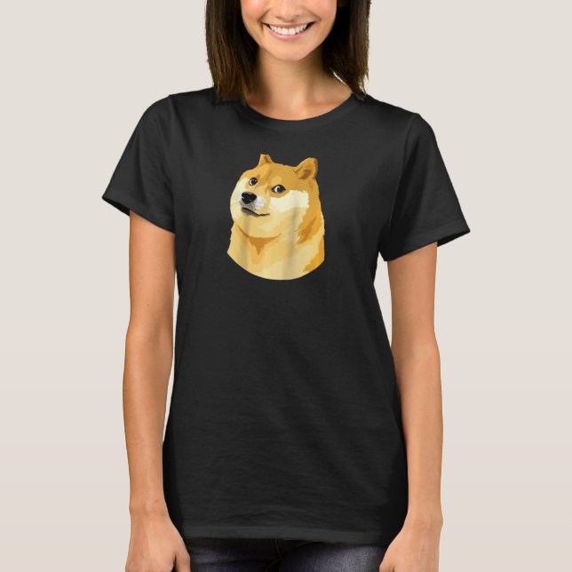 Camiseta Dogecoin Apenas Doge Raglan (Frente)