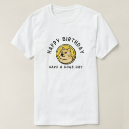 Camiseta Dogecoin Birthday Gift Crypto Investor Memory Desi