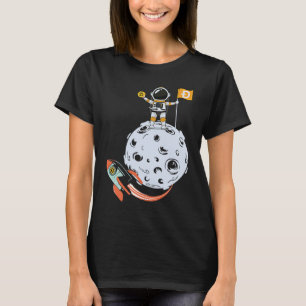 Camiseta Dogecoin criptomoeda Crypto Doge para a lua
