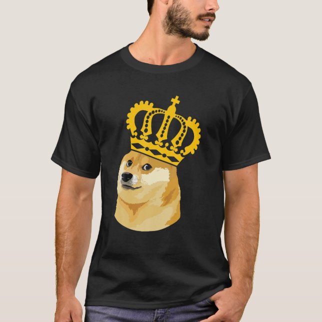 Camiseta Dogecoin Crypto Currency Miner Dogue Moin Milliona (Frente)