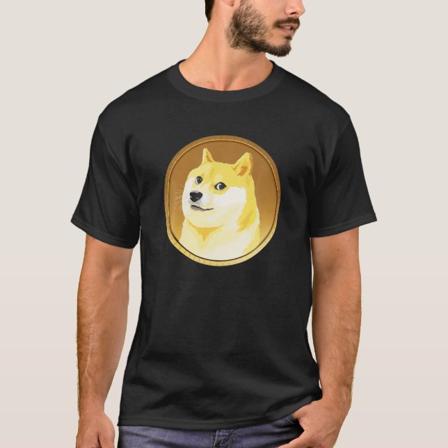 Camiseta Dogecoin Crypto Doge Muitas Moedas (Frente)