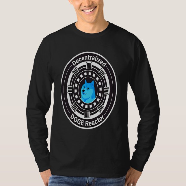 Camiseta Dogecoin Crypto Reactor DOGE to the Moon (Frente)