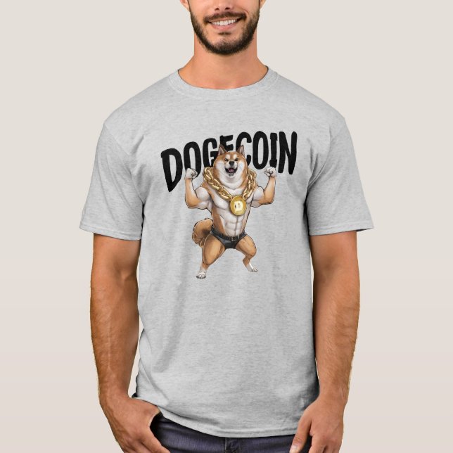 Camiseta Dogecoin Dog Tshirt (Frente)