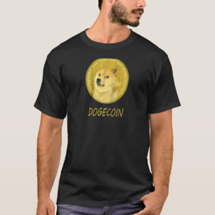 Camiseta Dogecoin Doge Hodl Até À Lua Crypto Meme Raglan