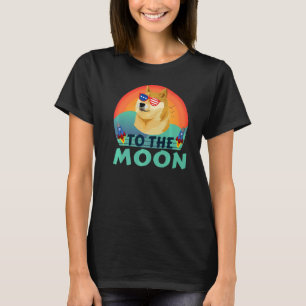 Camiseta Dogecoin Doge Hodl Para A Lua Crypto Meme Dogecoi