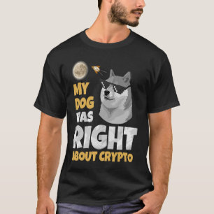 Camiseta Dogecoin Dogecoin Cães Cripto Mulheres