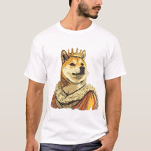 Dogecoin King Crypto Meme Tshirt