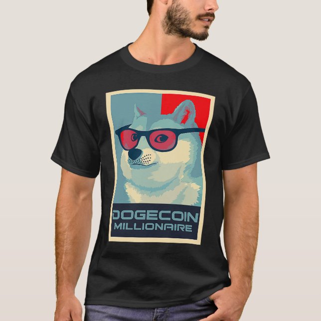 Camiseta DOGECOIN Millionaire HODL Crypto SHIB Token para (Frente)