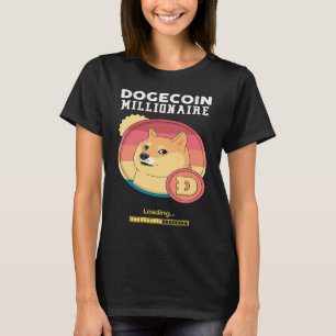 Camiseta Dogecoin Millionaire Loading Crypto Cryptocurrency