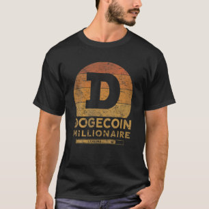 Camiseta Dogecoin Miner Funny Dogecoin Millionaire Vintage