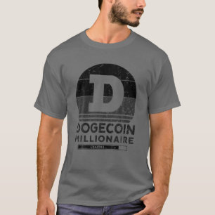 Camiseta Dogecoin Miner Funny Dogecoin Millionaire Vintage