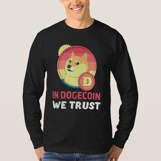 Camiseta Dogecoin Moon Dab Cryptocurrency Bitcurrency Dogec (Frente)