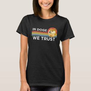 Camiseta Dogecoin No Doge Nós Confiamos Moeda Crypto Meme