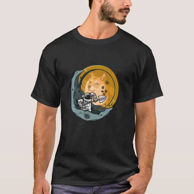 Camiseta Dogecoin Para A Carteira De Investidores Cripto Mo (Frente)