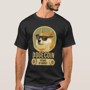 Camiseta Dogecoin Shiba Inu Cripto Futuro Do Dinheiro