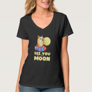 Camiseta Dogecoin Space Rocket Memory Dogecoin To Moon
