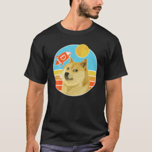 Camiseta Dogecoin Vintage Crypto Cog