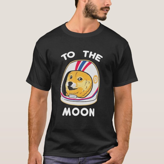 Camiseta Dogecoína À Moeda De Cripto De Moon Legal (Frente)