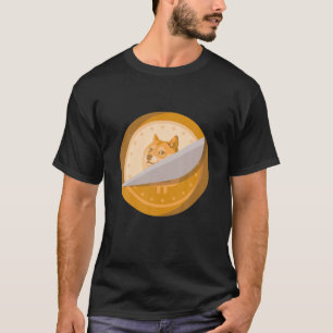 Camiseta Dogecoina Engraçada Por Trás Da Moedas De Memória 