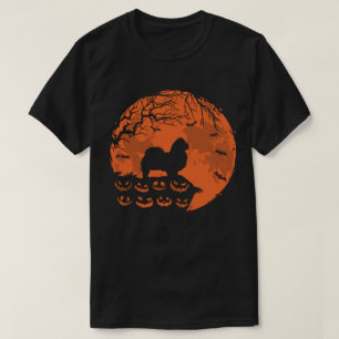 Camiseta Dogente De Pequim E Cachorro De Lua No Halloween P