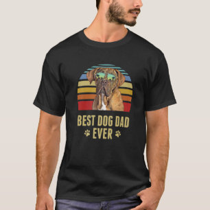 Camiseta Doges De Bordeaux Melhor Pai De Cachorro Alguma Ve