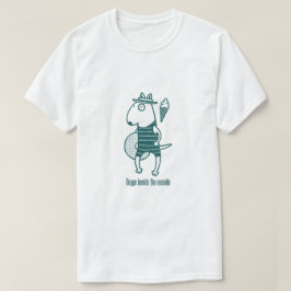 Camiseta Doggo beside the seaside: Green