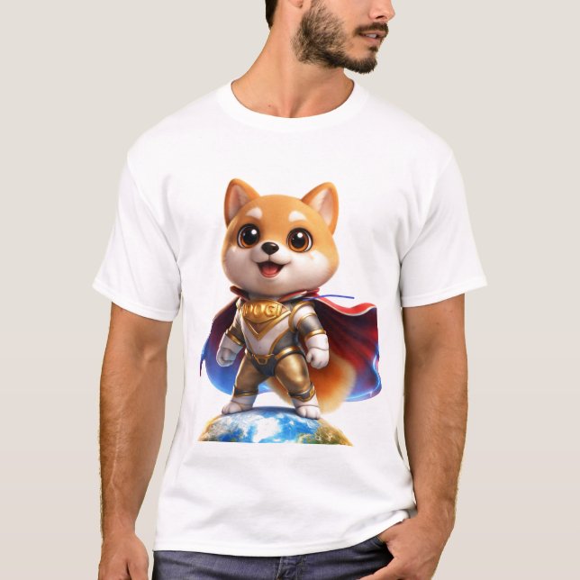 Camiseta DOGI Herói – Salve o Mundo (Frente)