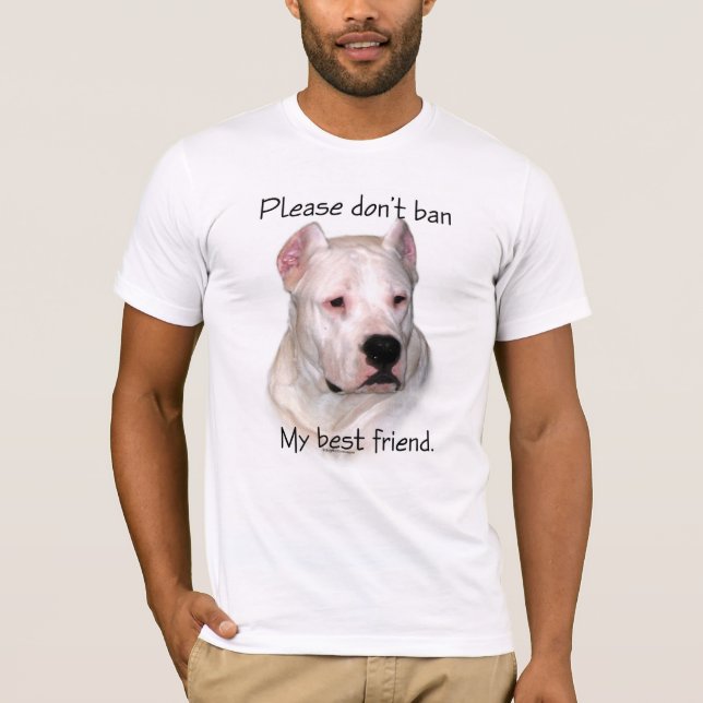 Camiseta Dogo Argentino Anti-BSL (Frente)