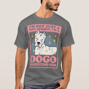 Camiseta Dogo Argentino Mãe Proprietário do Cachorro Dogo A